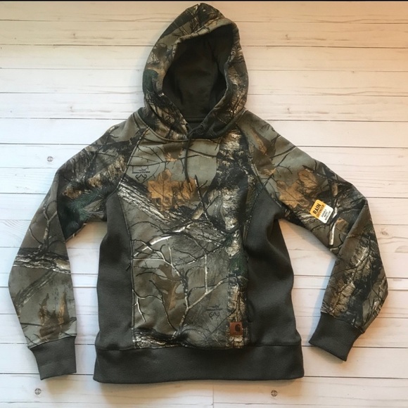 carhartt camo pullover hoodie
